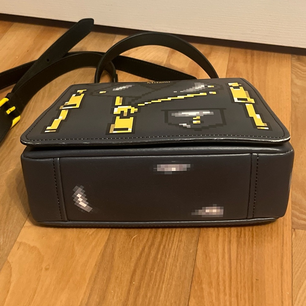 Moschino Sims Pixel Capsule Biker Bag Purse AS IS New With Tag - Picture 3 of 11